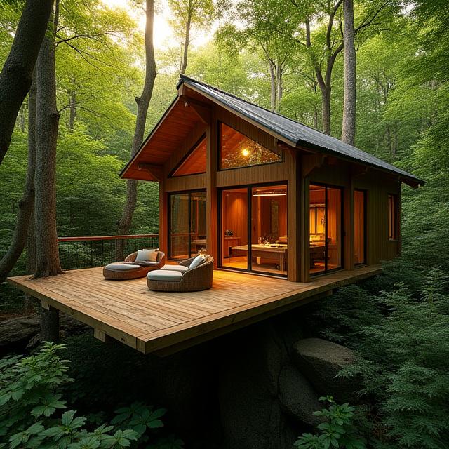 ラグジュアリーツリーハウス宿泊